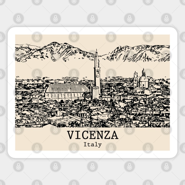 Vicenza - Italy Magnet by Lakeric